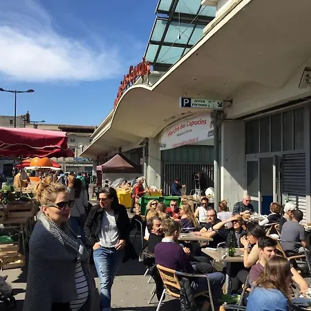 Marche Des Capucins - Calme - Lumineux - Garage شقة *